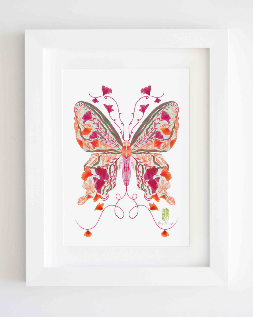 A Butterfly's Symmetry - StohneIllustration