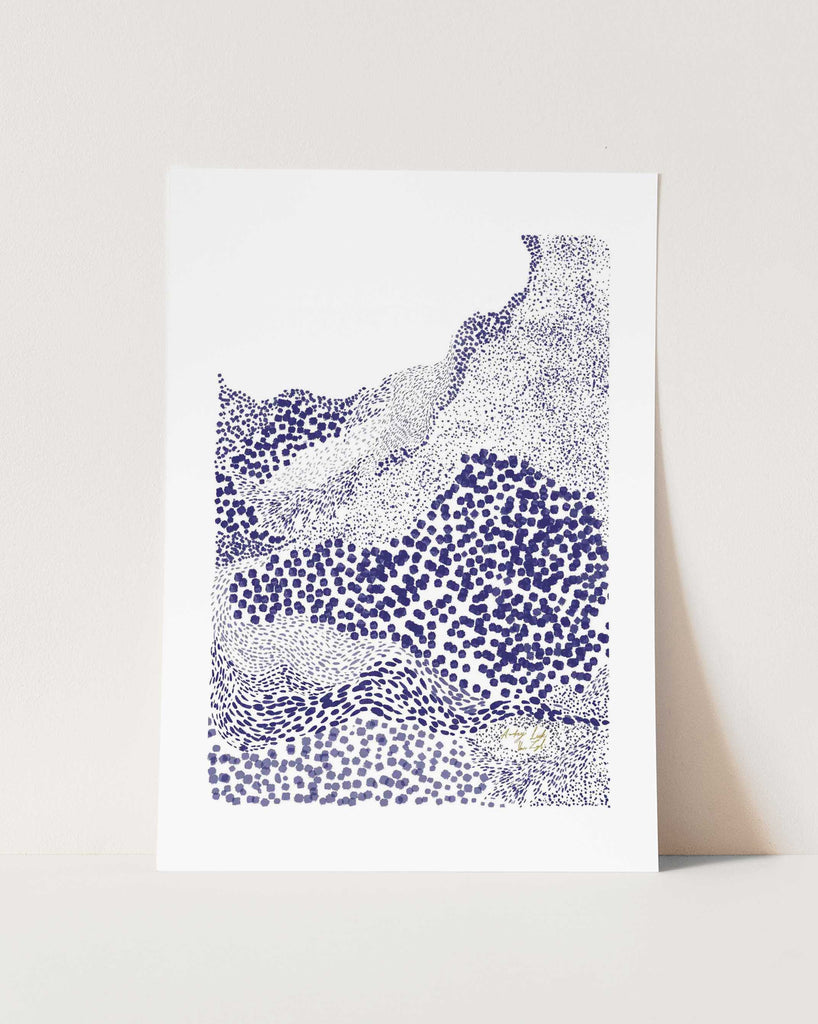 Dots, Blue - StohneIllustration