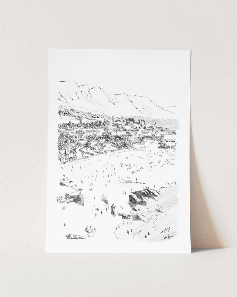 Clifton 4th Beach, Cape Town, South Africa - StohneIllustration