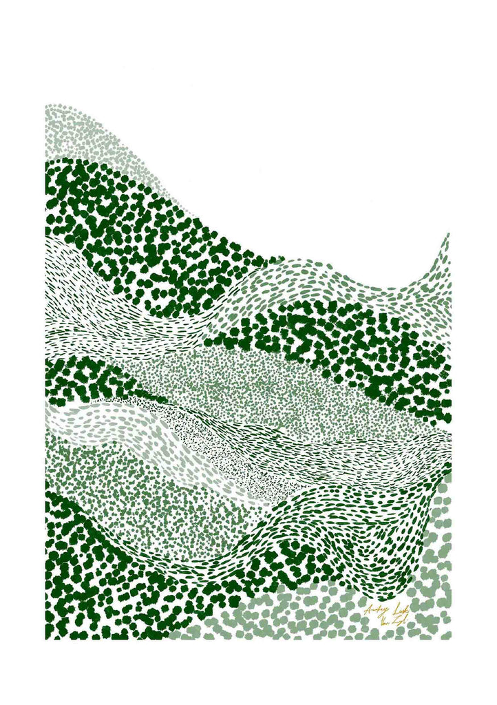 Dots, Green - StohneIllustration