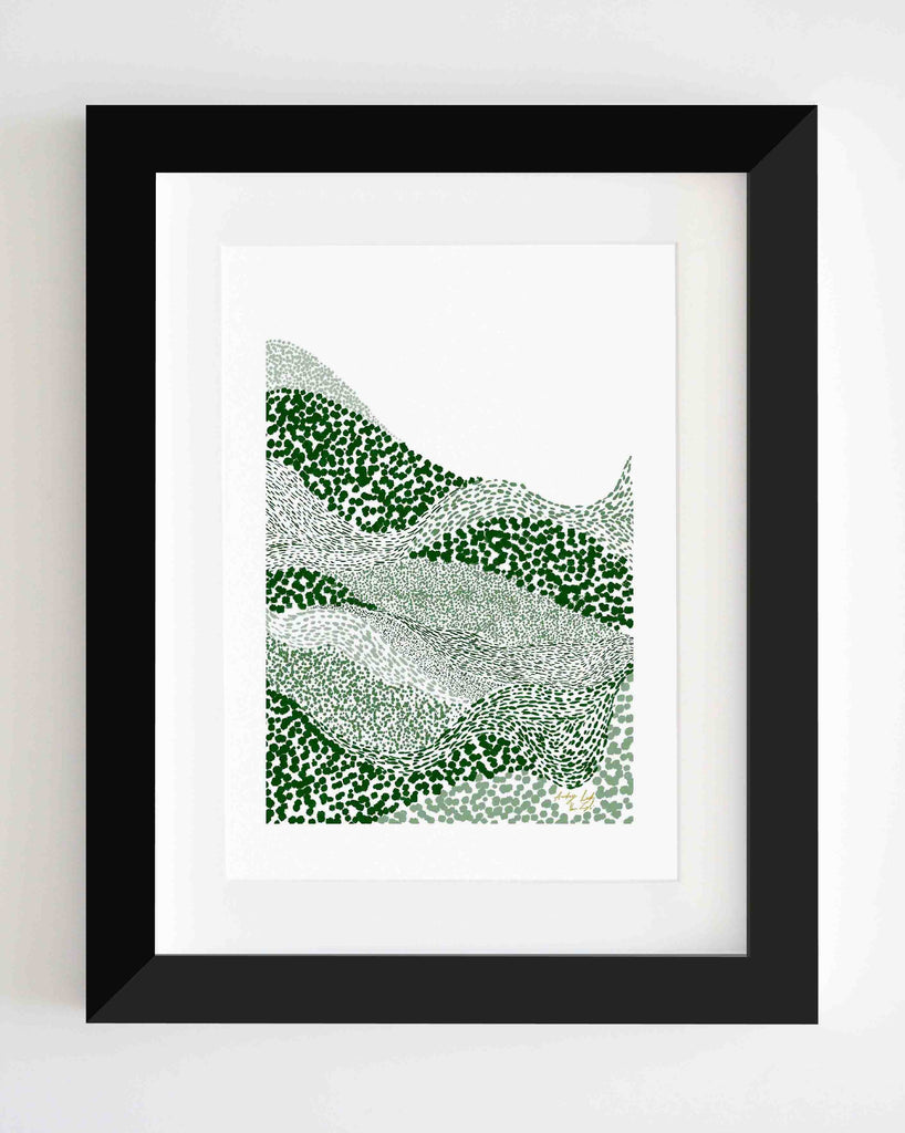 Dots, Green - StohneIllustration