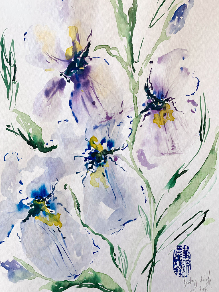 Delicate Irises - Stohne