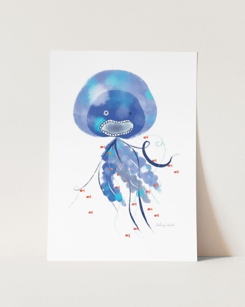 Sea Creatures Have Friends, The Jelly Fish - StohneIllustration