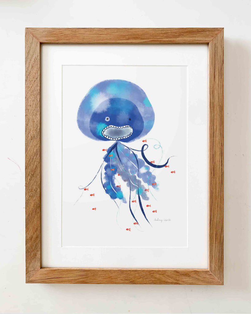 Sea Creatures Have Friends, The Jelly Fish - StohneIllustration