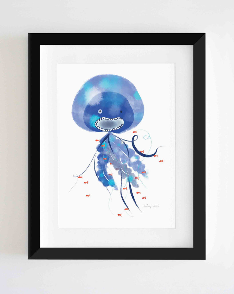 Sea Creatures Have Friends, The Jelly Fish - StohneIllustration