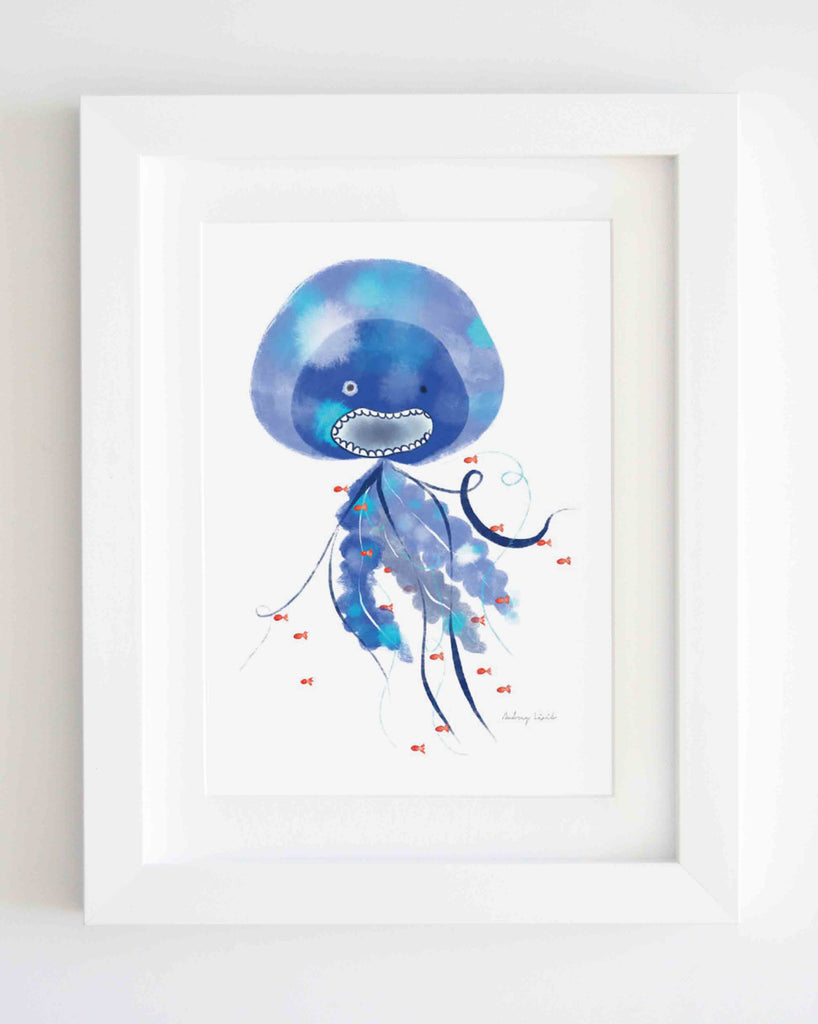 Sea Creatures Have Friends, The Jelly Fish - StohneIllustration