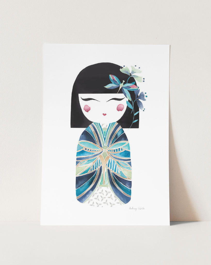 Kimmi Doll, Blue - StohneIllustration