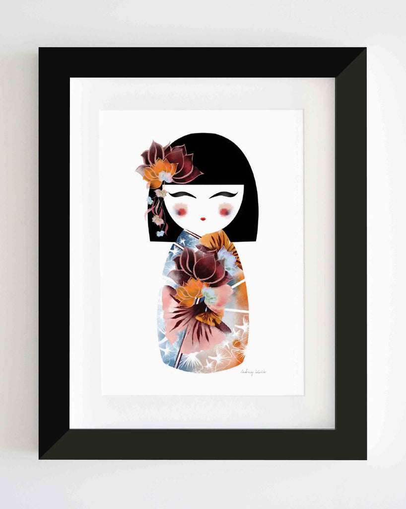 Kimmi Doll, Lotus Flower - StohneIllustration