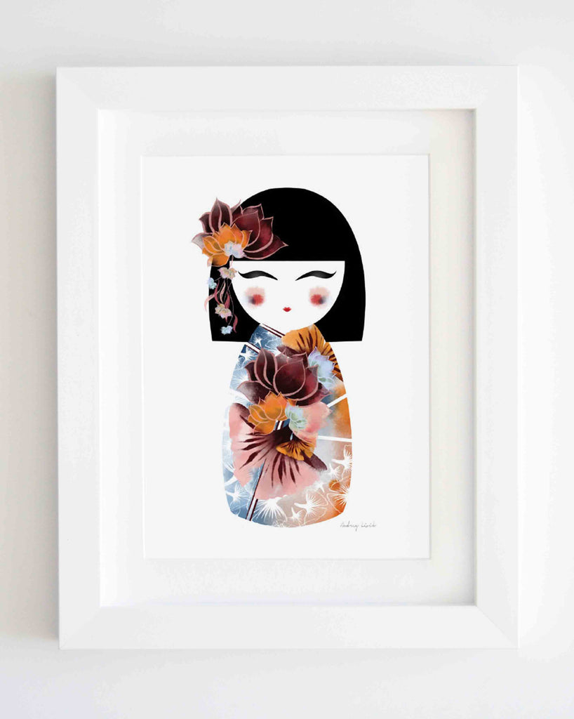 Kimmi Doll, Lotus Flower - StohneIllustration