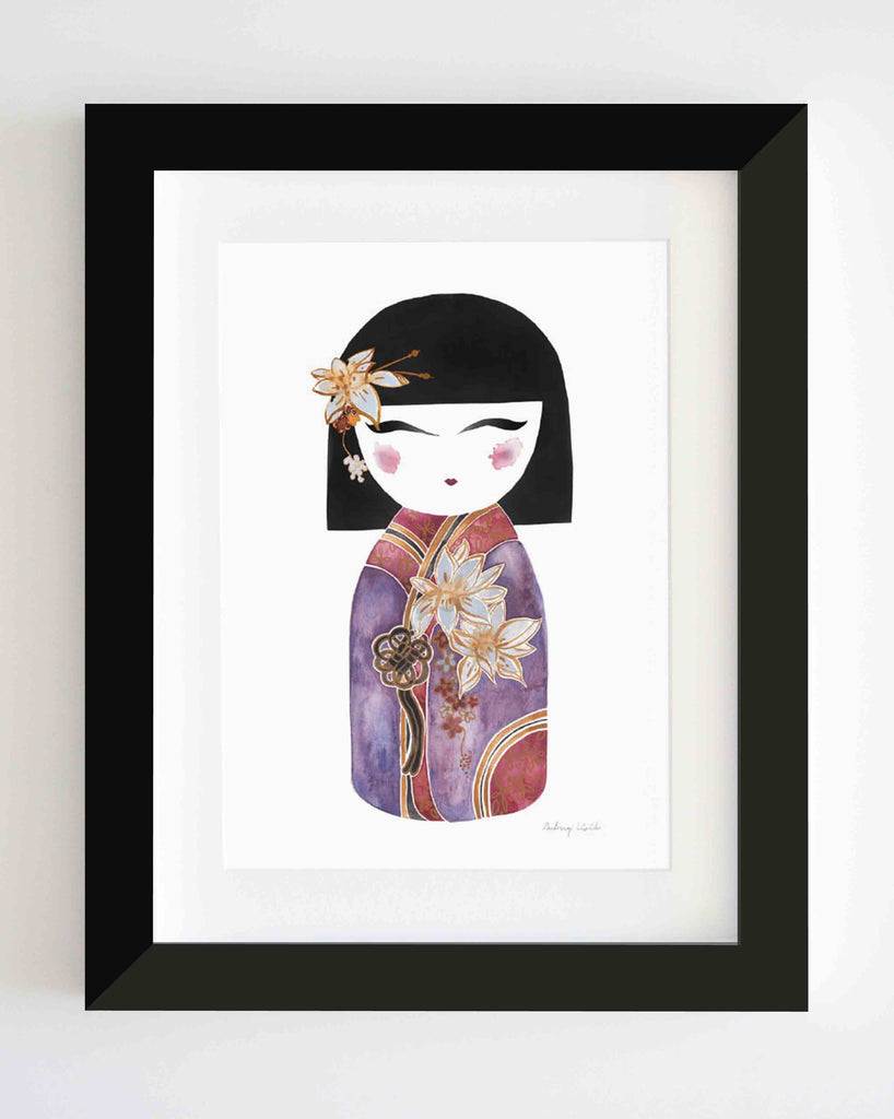 Kimmi Doll, Purple - StohneIllustration