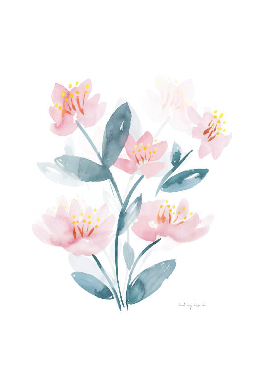 Pink Flower No.1 - StohneIllustration