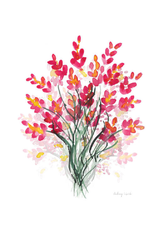 Pink Flower No.3 - StohneIllustration