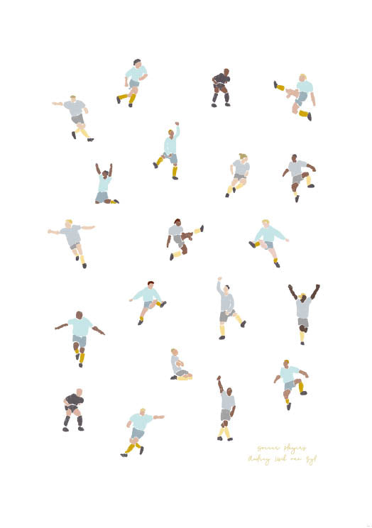 Soccer Players - StohneIllustration