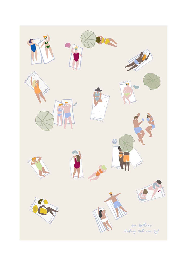 Sunbathers - StohneIllustration