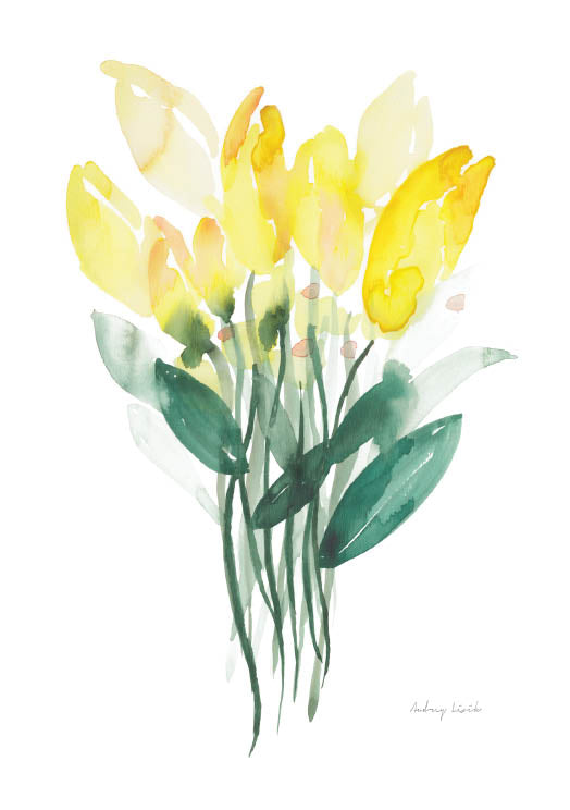 Yellow Tulips - StohneIllustration